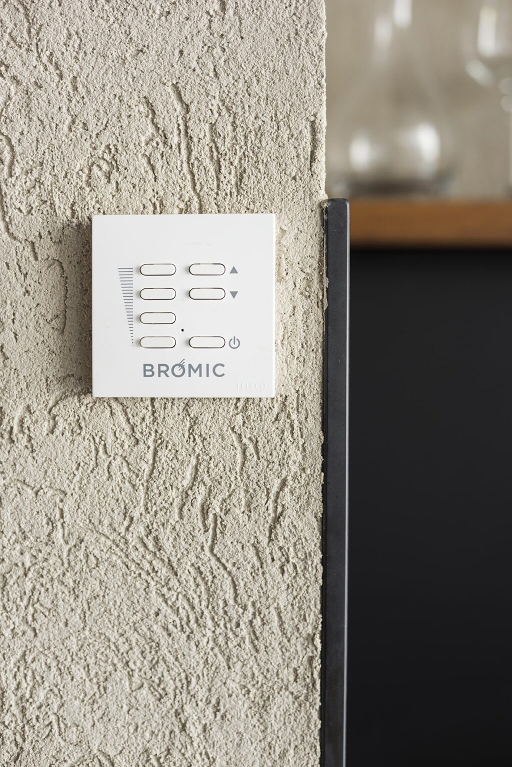 Dimmer Remote on Wall
